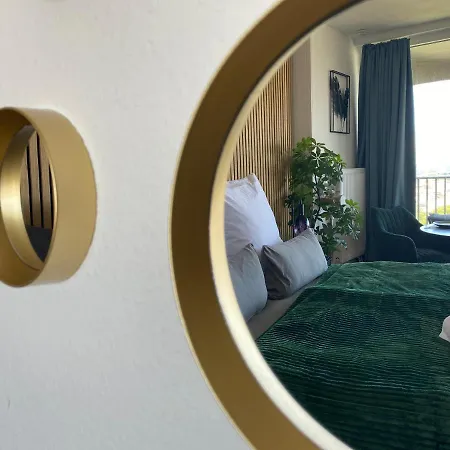 アパート Design-apartment I Hotelturm I Etage 26 I Boxspring I Ausblick アウグスブルク