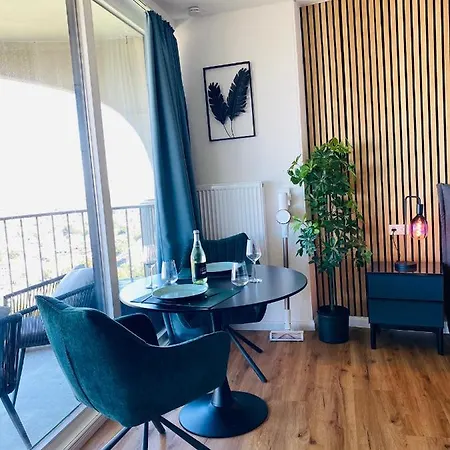 アパート Design-apartment I Hotelturm I Etage 26 I Boxspring I Ausblick アウグスブルク